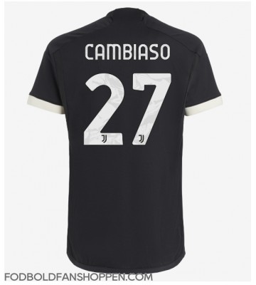 Juventus Andrea Cambiaso #27 Tredjetrøje 2023-24 Kortærmet